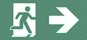 Exit sign right