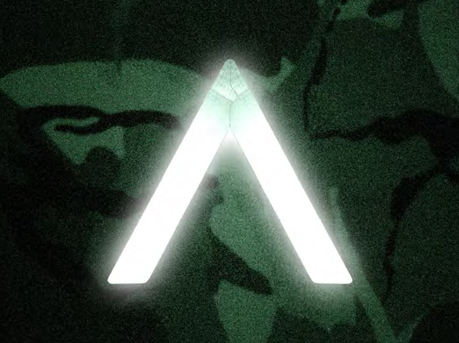 Inverted V Infrared Reflective Vehicle Decals