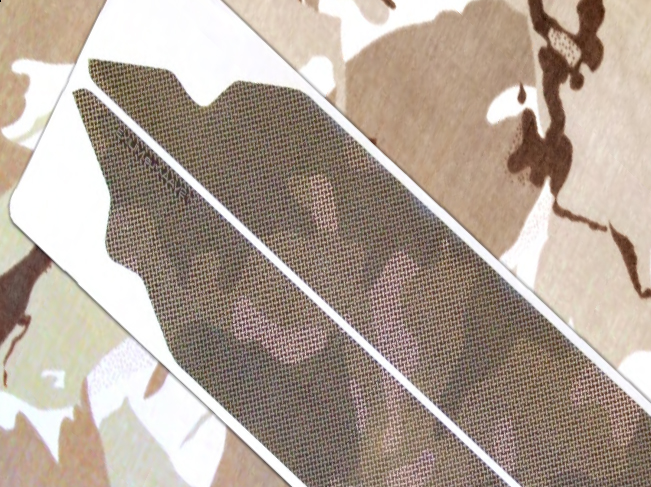 Inverted V Infrared Reflective Vehicle Decals