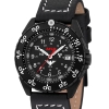 Enfocer Black Steel Leather Band Buffalo-Leather